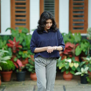 GIRLS' TOP - CROP TOP - DROP SHOULDER